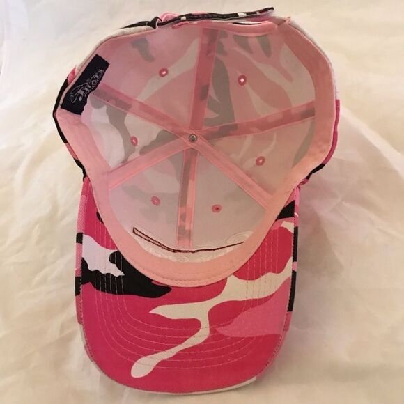 Women's JHats Cape Canaveral Florida Pink Camo Baseball Hat - Picture 7 of 10